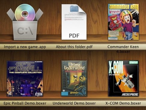 how to use boxer for mac dos games