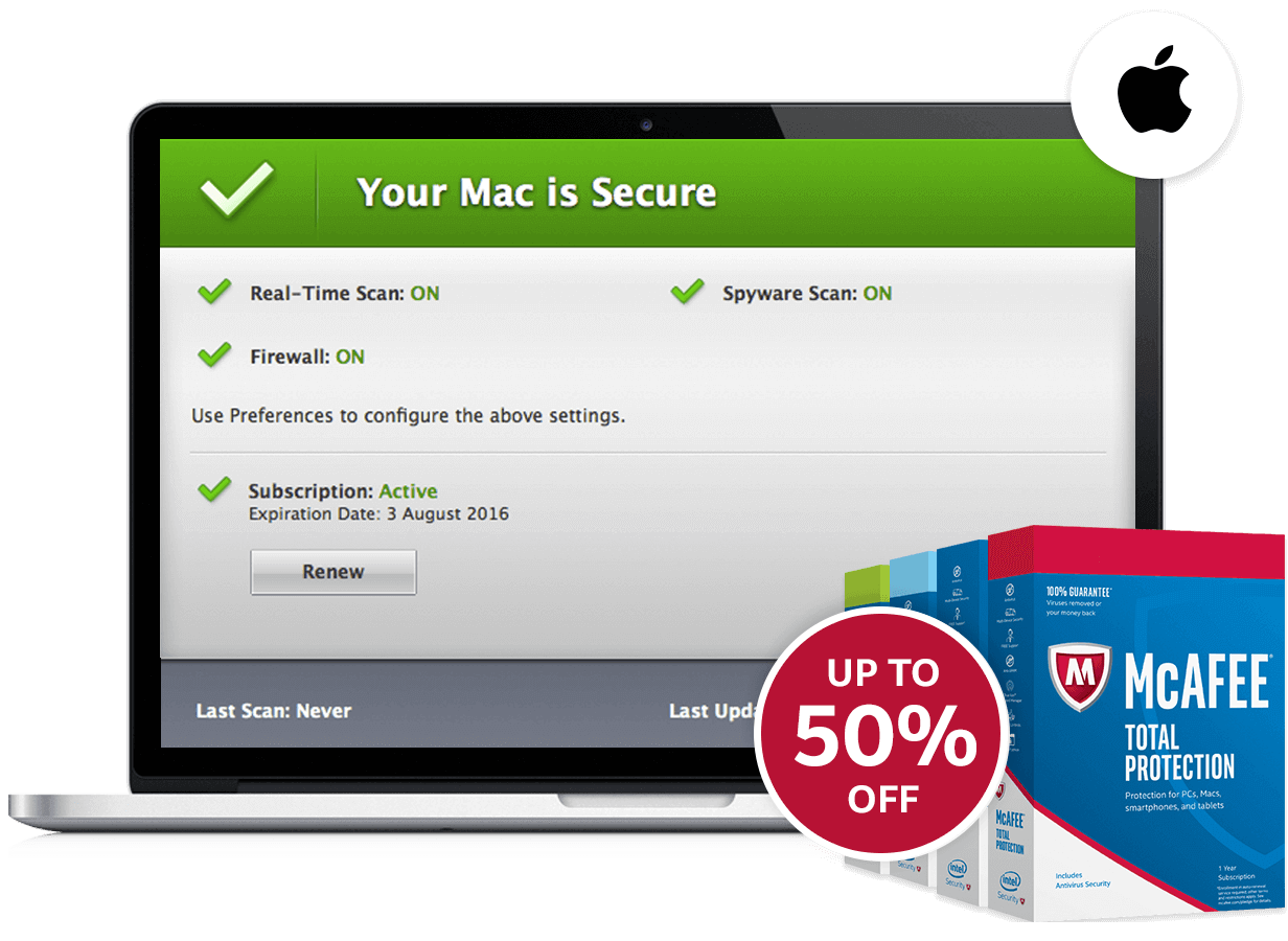 mcafee internet security for mac promo code